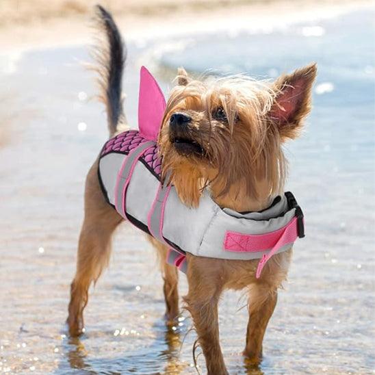 PetSafe™ Dog Shark Life Jacket – Reflective, Adjustable Straps & Rescue Handle for Safe Swimming - My Pet's Palace