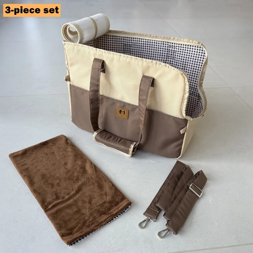 petsafe-dog-car-seat-brown-colour