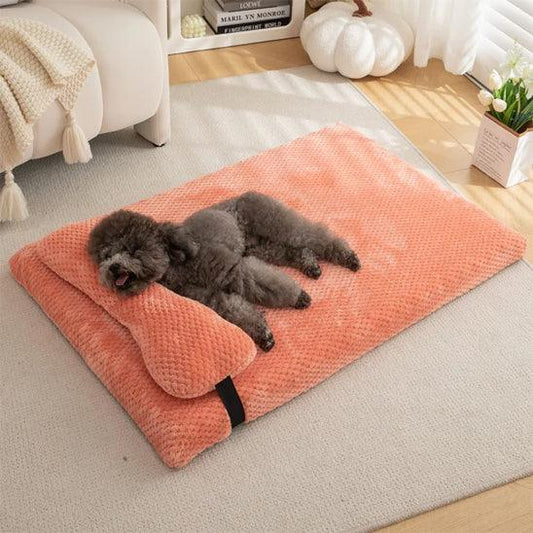 Orthopedic-Dog-Bed-Raised-Pillow-Comfort