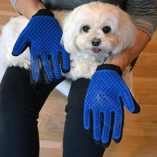 PetSafe™ Dog Grooming Gloves - Pet Hair Remover & Massage Tool - My Pet's Palace