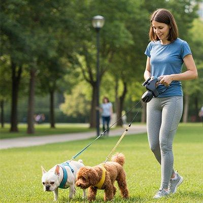 Laisse double pour Chien