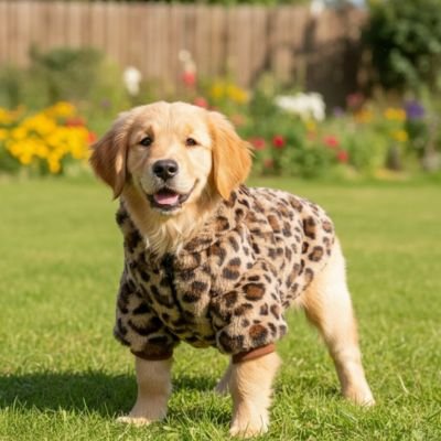 PetSafe™ Leopard Dog Coat – Warm, Stylish & Cozy for UK Dogs - My Pet's Palace